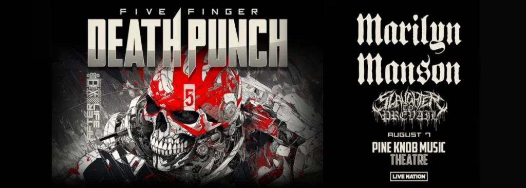 Five Finger Death Punch at Pine Knob Music Theatre