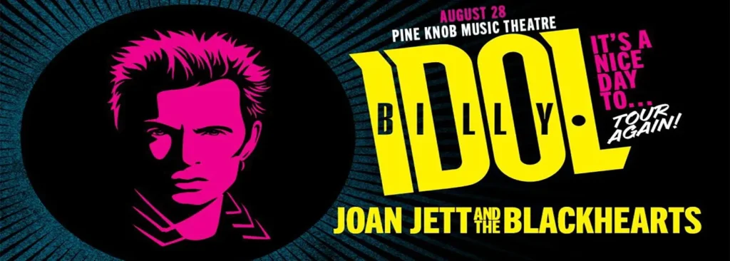 Billy Idol & Joan Jett and The Blackhearts at Pine Knob Music Theatre